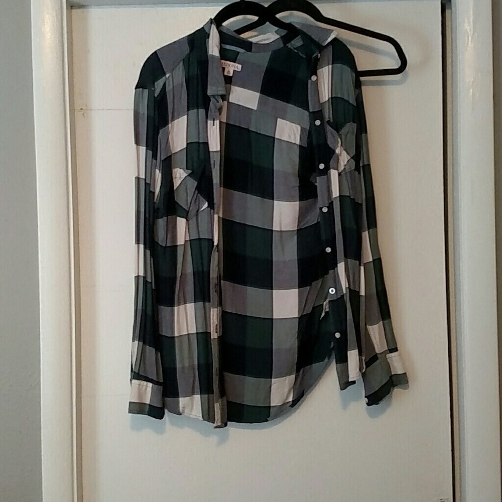 Plaid button up